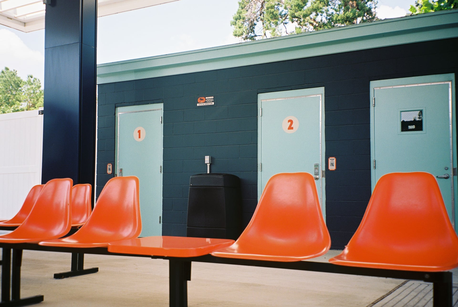 IONNA EV charging station ground photography shot on 35mm Kodak Ektar film by IRL Marketing